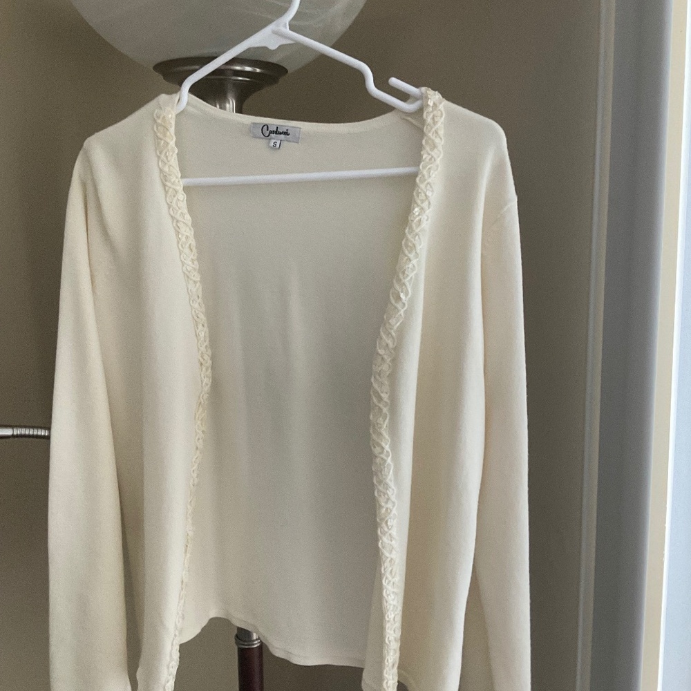 Carducci Beige Sweater Size Small